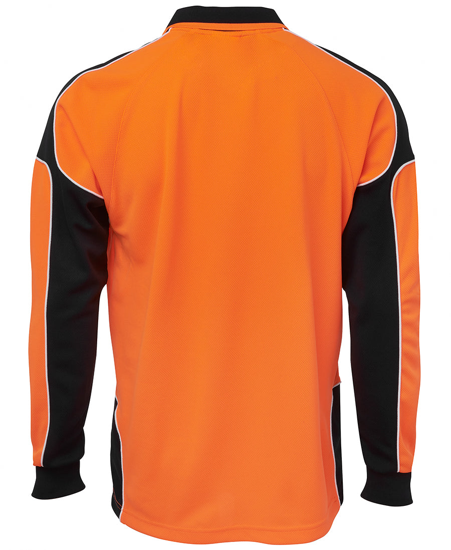 JB's Hi Vis L/S Arm Panel Polo 6AP4L