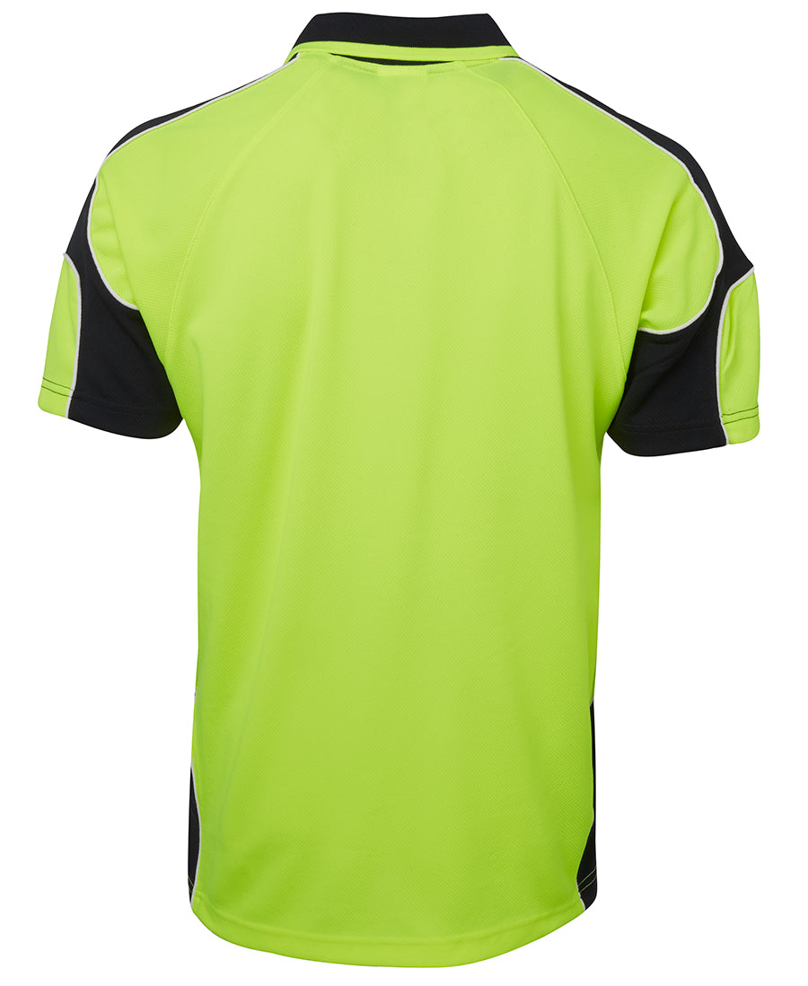 JB's Hi Vis S/S Arm Panel Polo 6AP4S Panel design