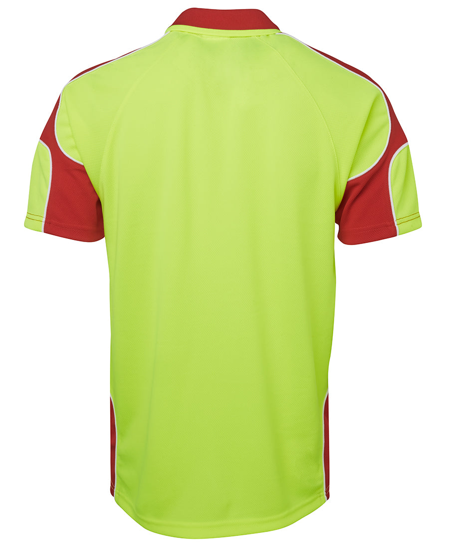 JB's Hi Vis S/S Arm Panel Polo 6AP4S Panel design