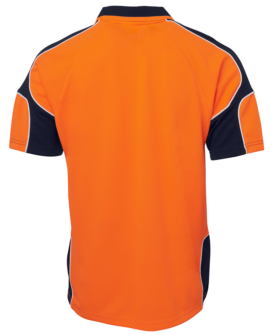 JB's Hi Vis S/S Arm Panel Polo 6AP4S Panel design