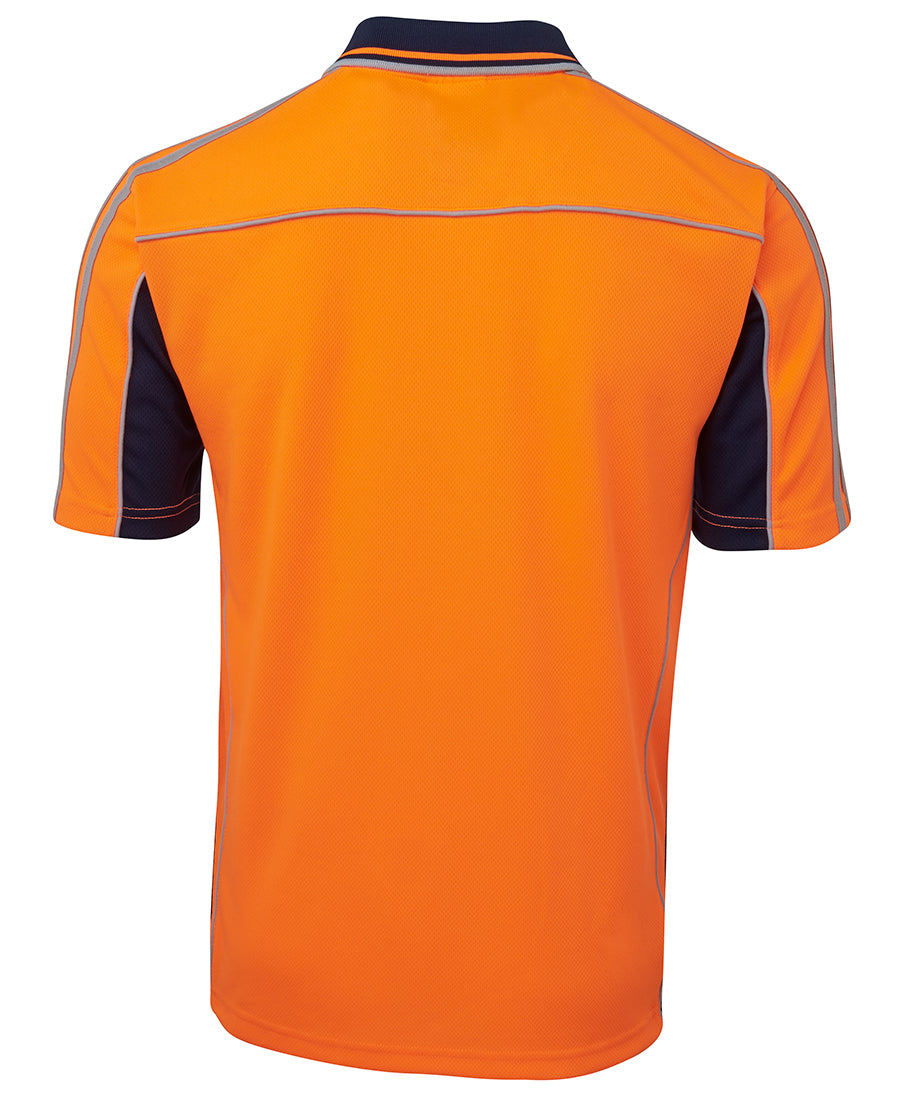 JB's Hi Vis S/S Arm Tape Polo 6AT4S Hi Vis tape detail