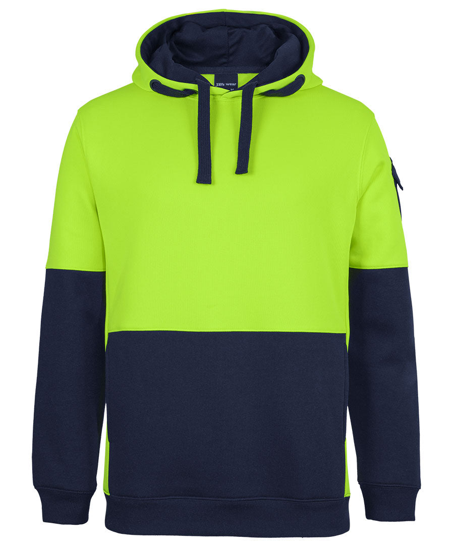 JB's 350g Hi Vis Trade Hoodie 6CHVH | Stay warm and visible