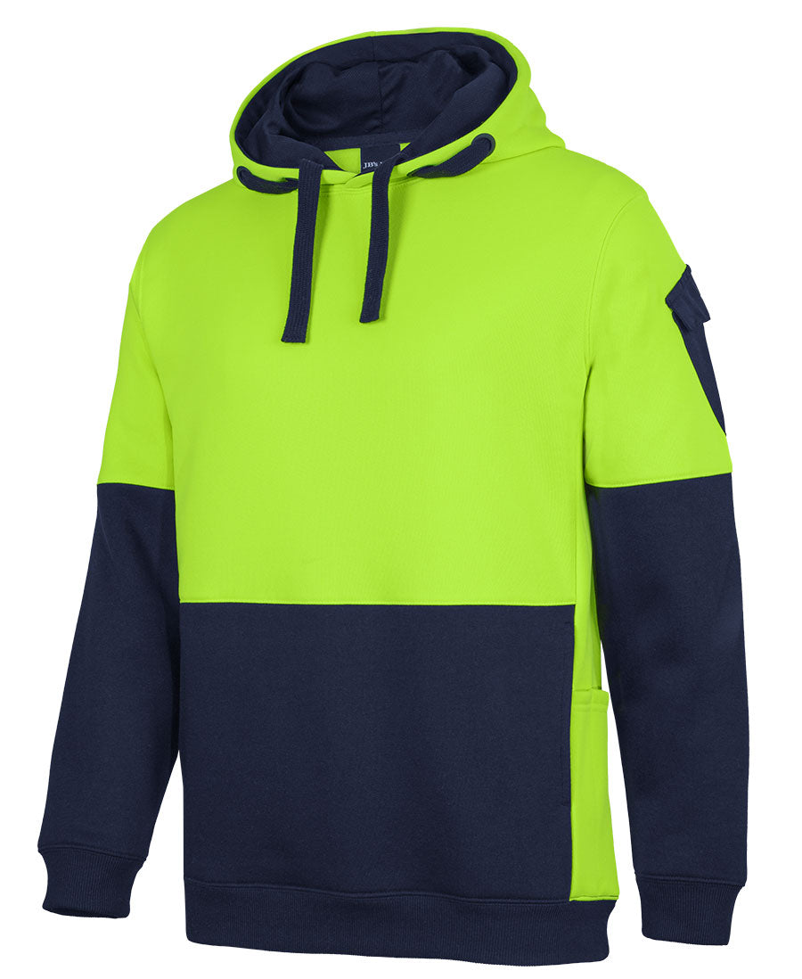 JB's 350g Hi Vis Trade Hoodie 6CHVH | Stay warm and visible