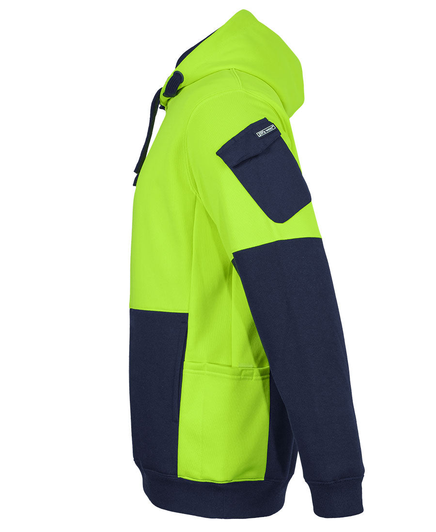 JB's 350g Hi Vis Trade Hoodie 6CHVH | Stay warm and visible