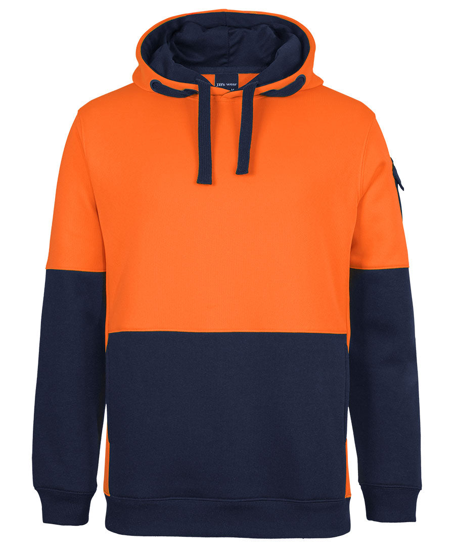 JB's 350g Hi Vis Trade Hoodie 6CHVH | Stay warm and visible