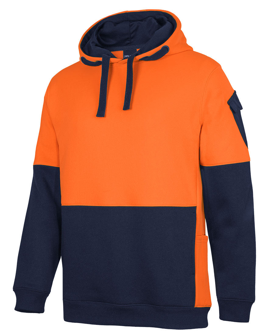 JB's 350g Hi Vis Trade Hoodie 6CHVH | Stay warm and visible