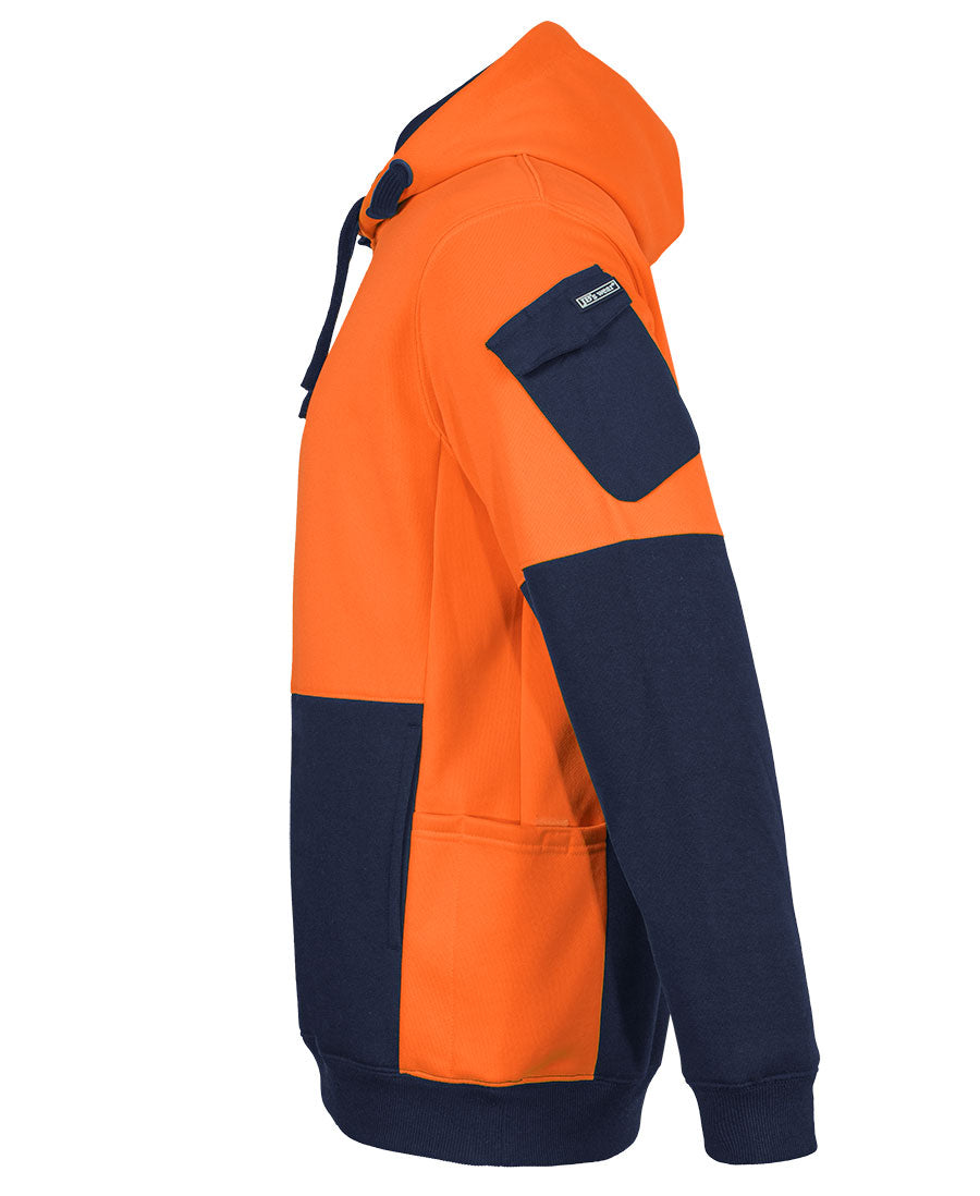 JB's 350g Hi Vis Trade Hoodie 6CHVH | Stay warm and visible
