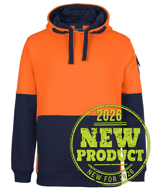 JB's 350g Hi Vis Trade Hoodie 6CHVH | Stay warm and visible