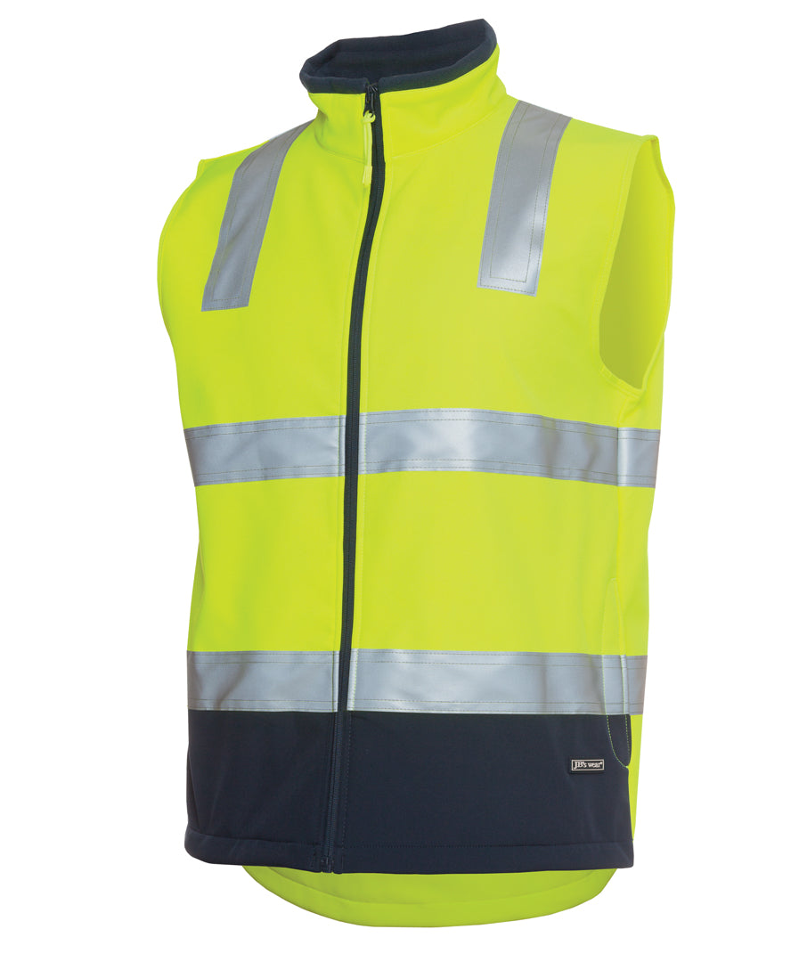 JB's Hi Vis (D+N) Softshell Vest 6D4LK | Softshell Style