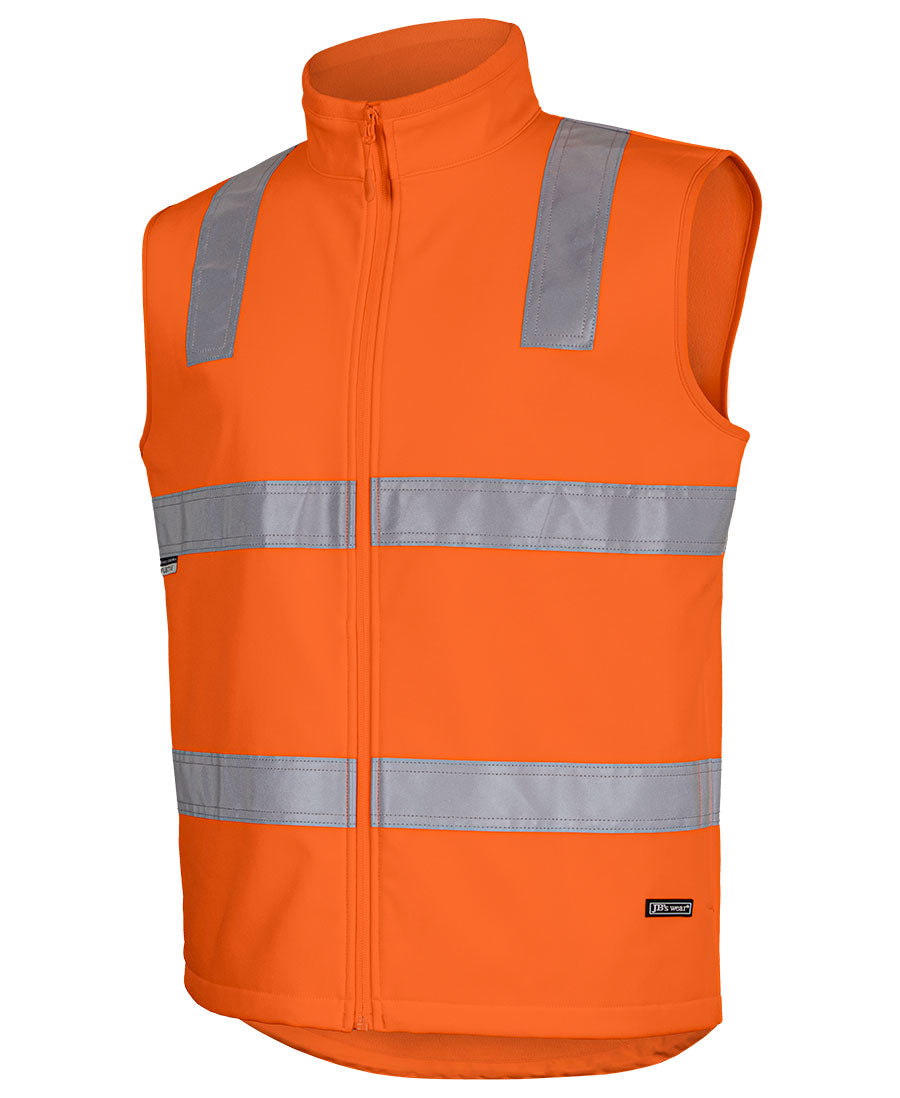 JB's Hi Vis (D+N) Softshell Vest 6D4LK | Softshell Style