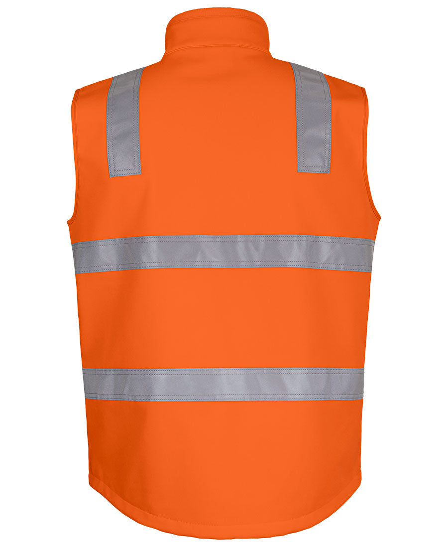 JB's Hi Vis (D+N) Softshell Vest 6D4LK | Softshell Style