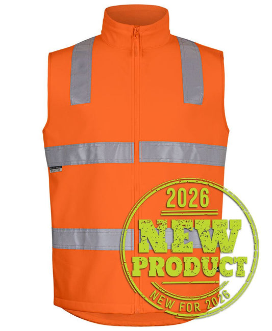 JB's Hi Vis (D+N) Softshell Vest 6D4LK | Softshell Style