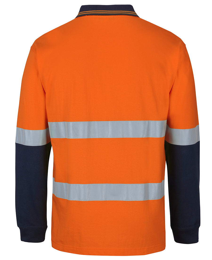 JB's Hi Vis (D+N) L/S Cotton Polo 6DCPL