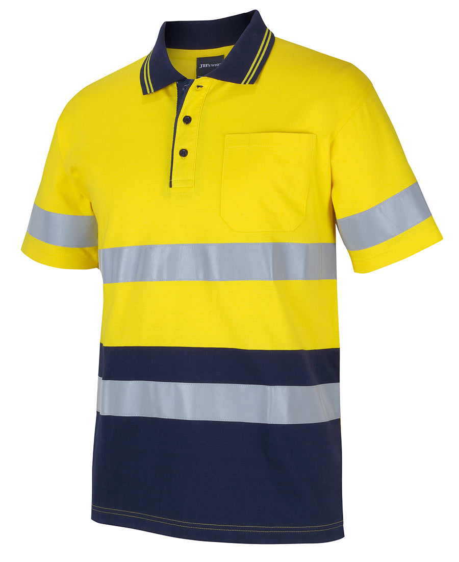 JB's Hi Vis (D+N) S/S Cotton Polo 6DCPS