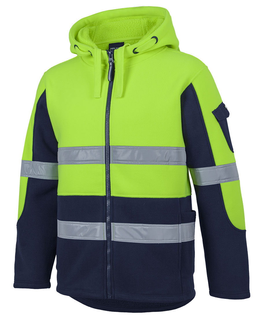 JB's Hi Vis D+N 450g Full Zip Shepherd Hoodie 6DLZ