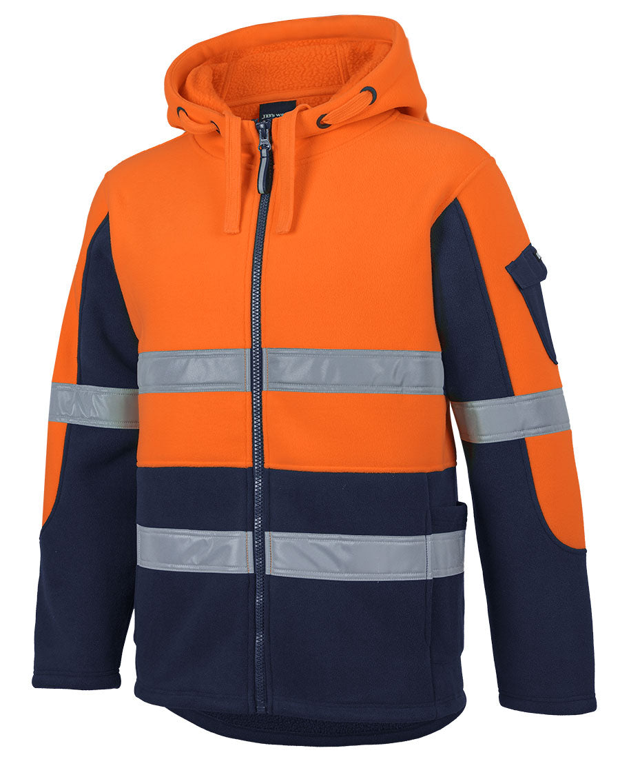 JB's Hi Vis D+N 450g Full Zip Shepherd Hoodie 6DLZ