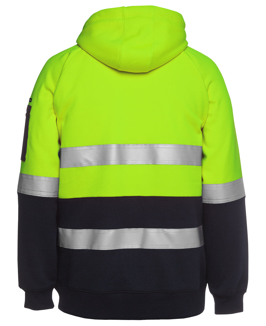 JB's Hi Vis (D+N) Full Zip Fleecy Hoodie 6DNH | Day and Night Wear