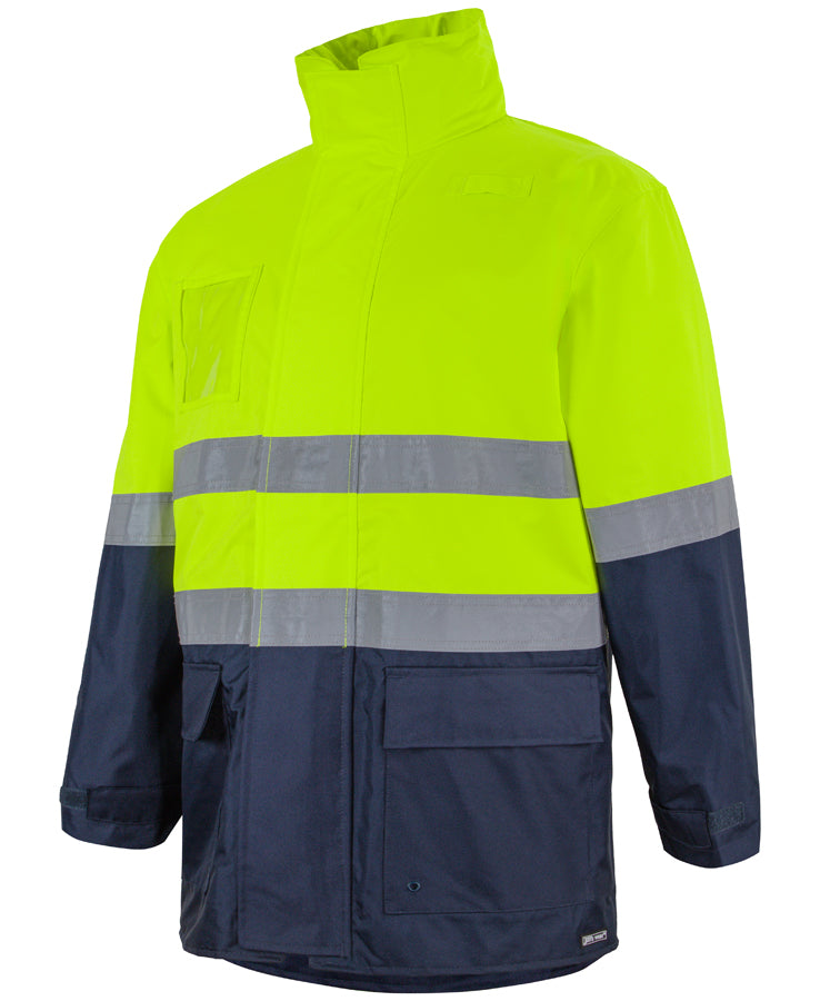 JB's Hi Vis (D+N) Long Line Jacket 6DNLL | Wet conditions jacket