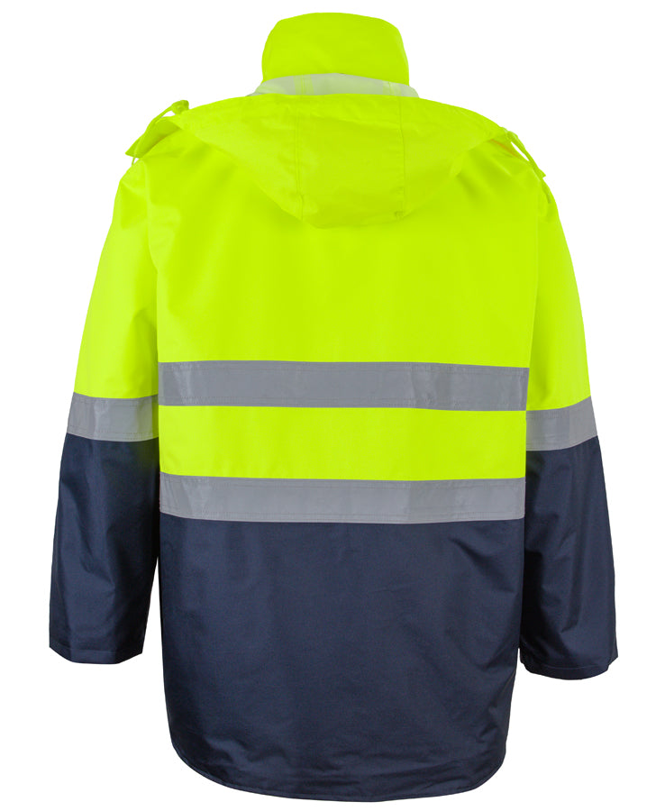 JB's Hi Vis (D+N) Long Line Jacket 6DNLL | Wet conditions jacket
