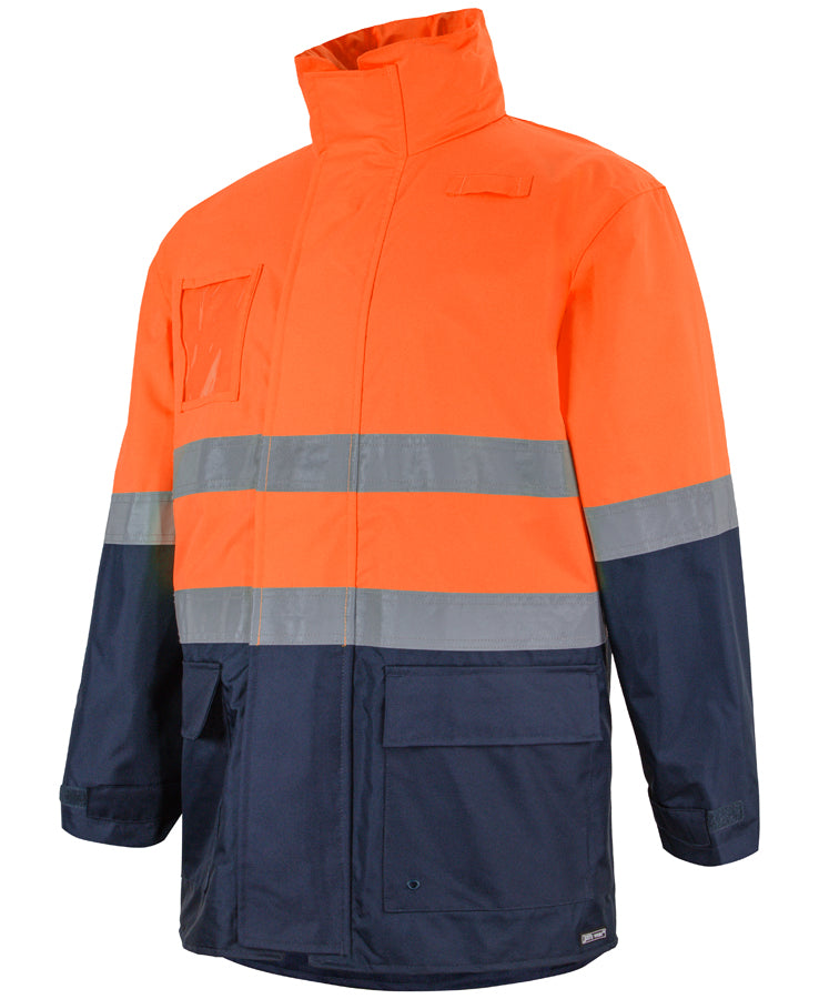JB's Hi Vis (D+N) Long Line Jacket 6DNLL | Wet conditions jacket