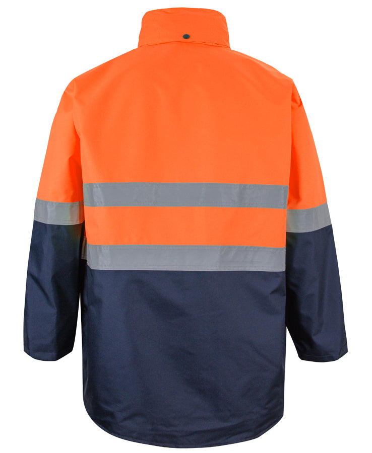 JB's Hi Vis (D+N) Long Line Jacket 6DNLL | Wet conditions jacket