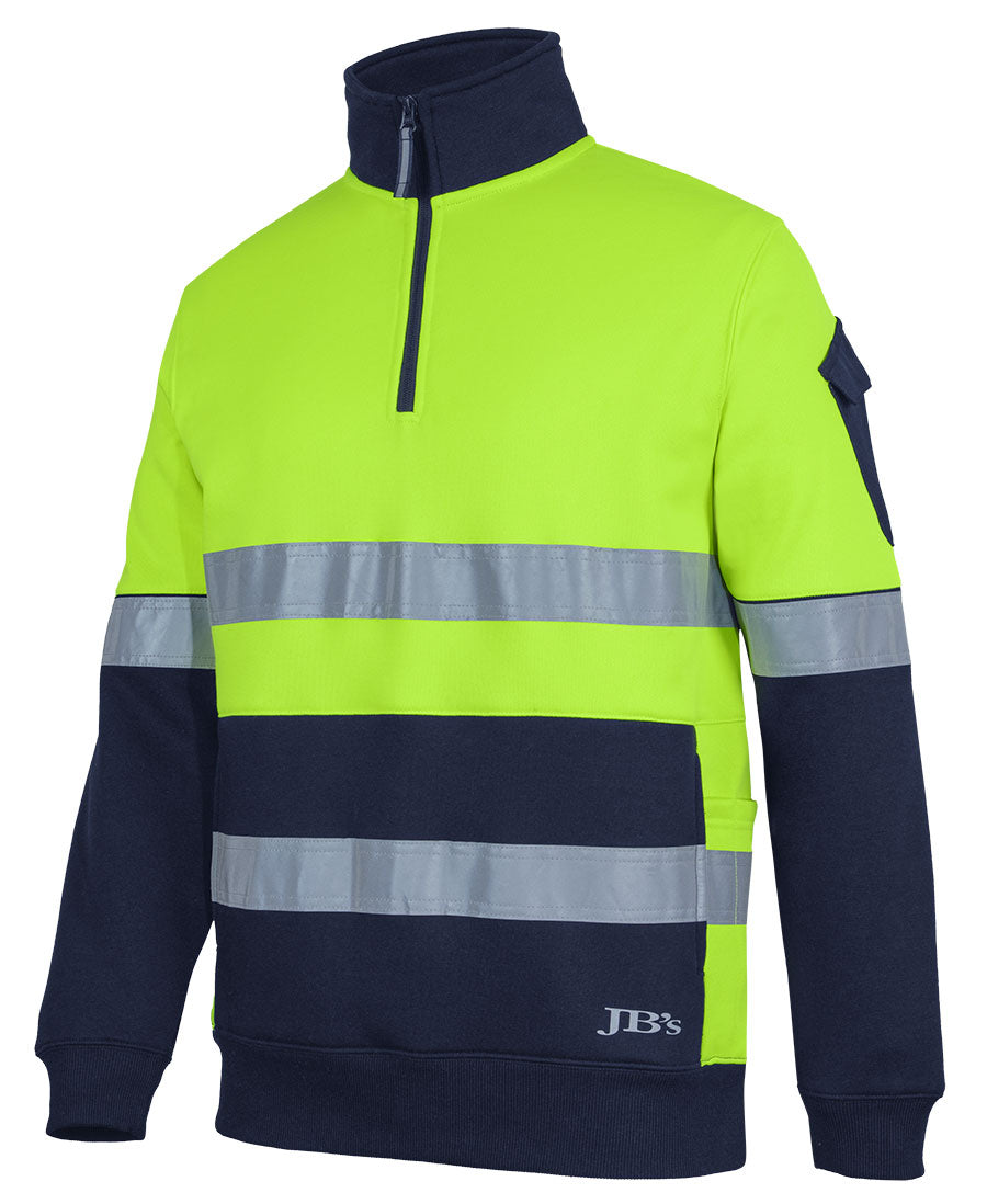 JB's 350g Hi Vis (D+N) 1/2 Zip Trade Fleece 6DNVF