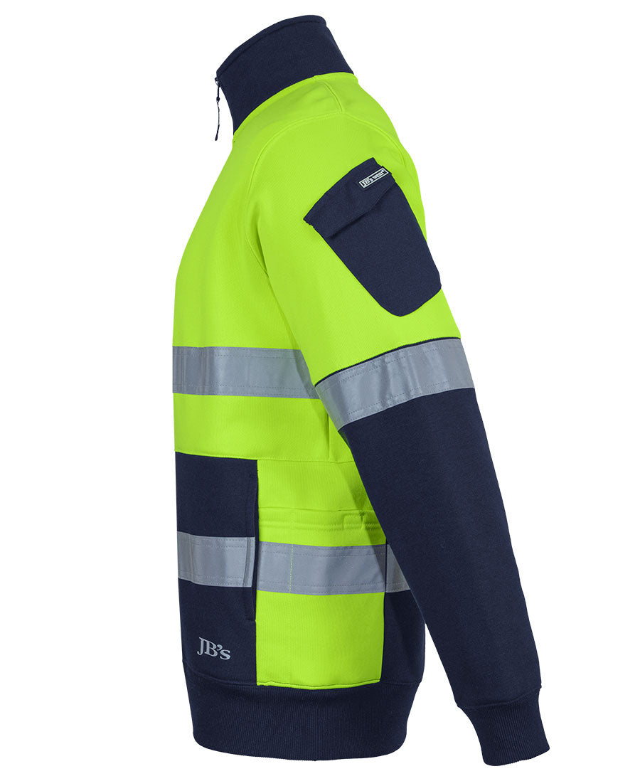 JB's 350g Hi Vis (D+N) 1/2 Zip Trade Fleece 6DNVF
