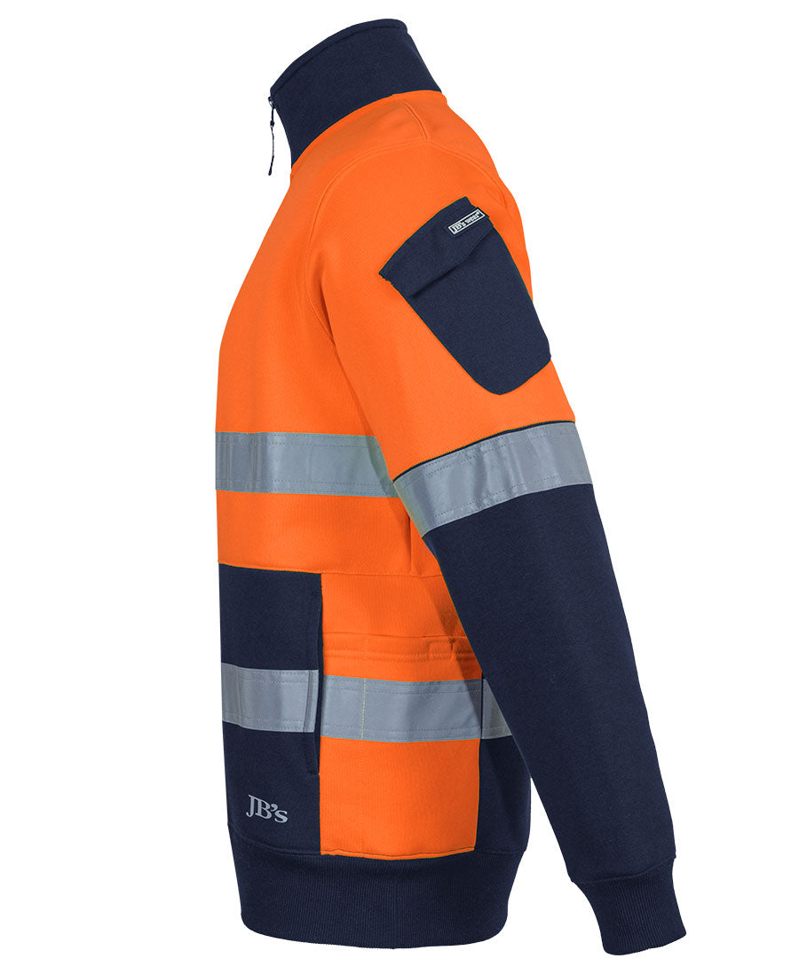 JB's 350g Hi Vis (D+N) 1/2 Zip Trade Fleece 6DNVF