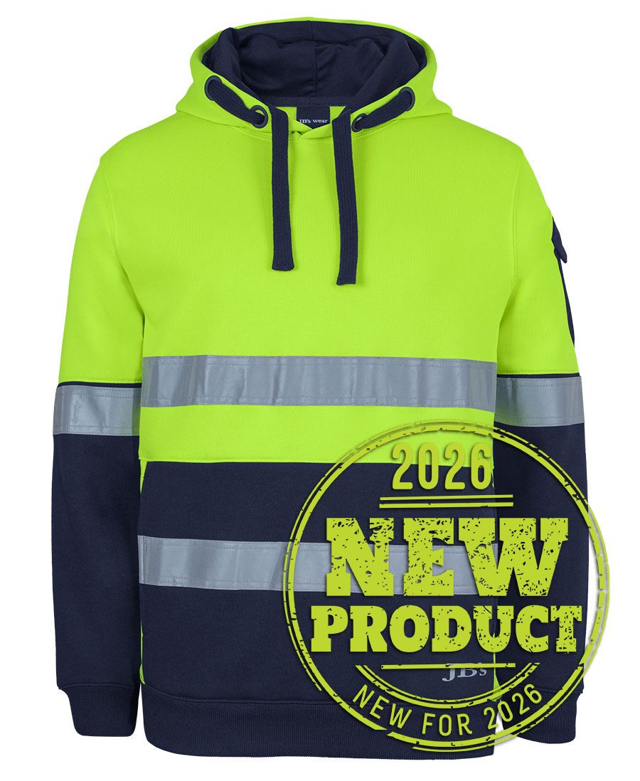 JB's 350g Hi Vis (D+N) Trade Hoodie 6DNVH