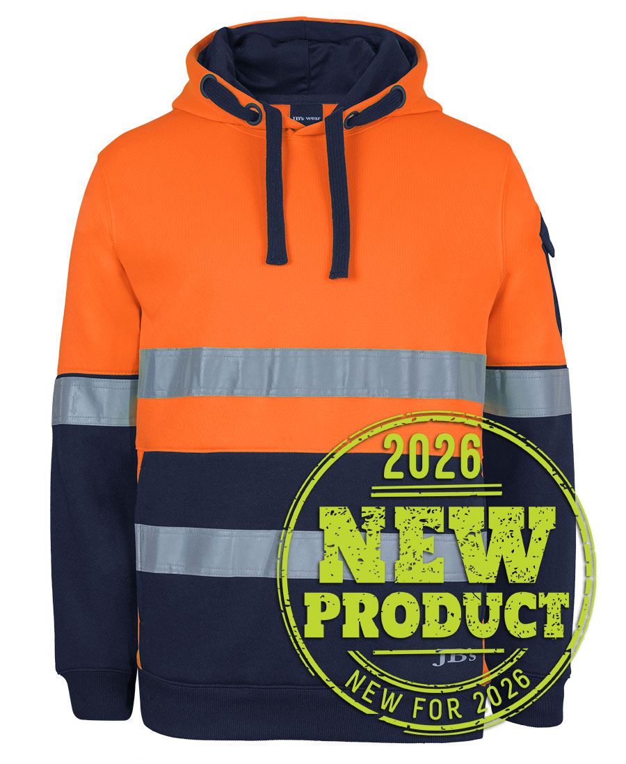 JB's 350g Hi Vis (D+N) Trade Hoodie 6DNVH
