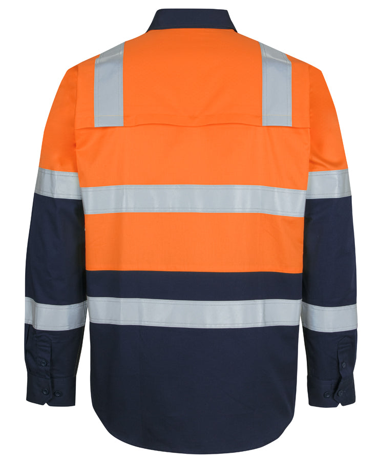 JB's Hi Vis (D+N) L/S 150G Level 3 Work Shirt 6DNW3