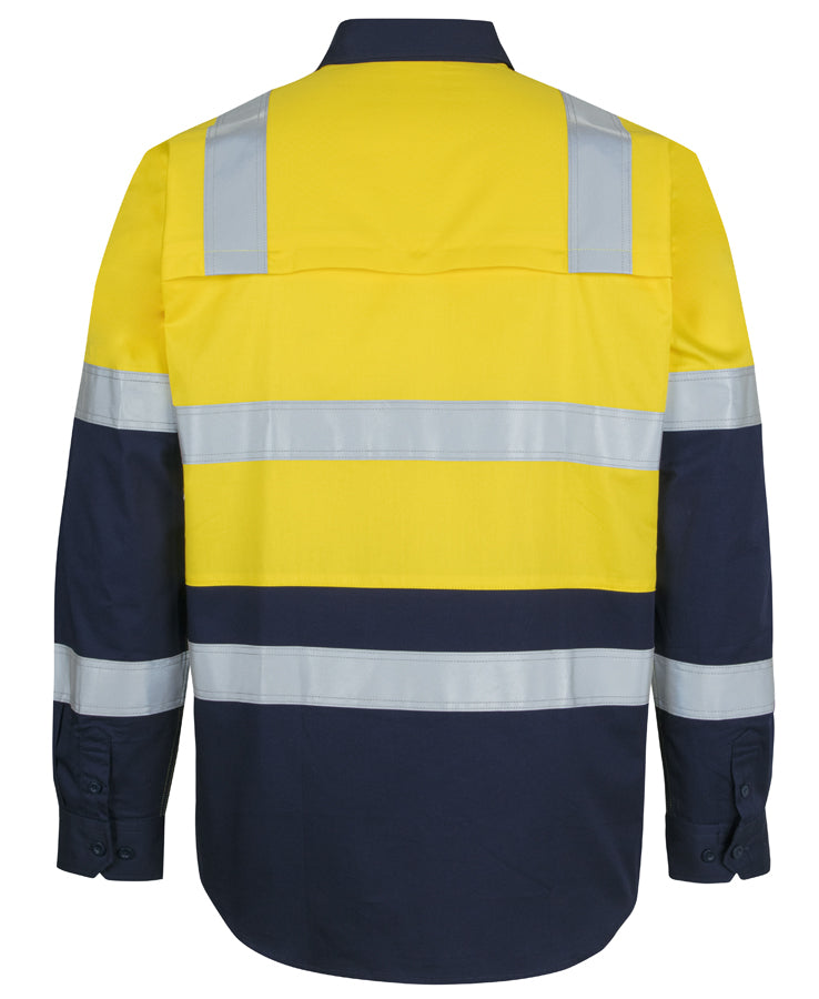 JB's Hi Vis (D+N) L/S 150G Level 3 Work Shirt 6DNW3