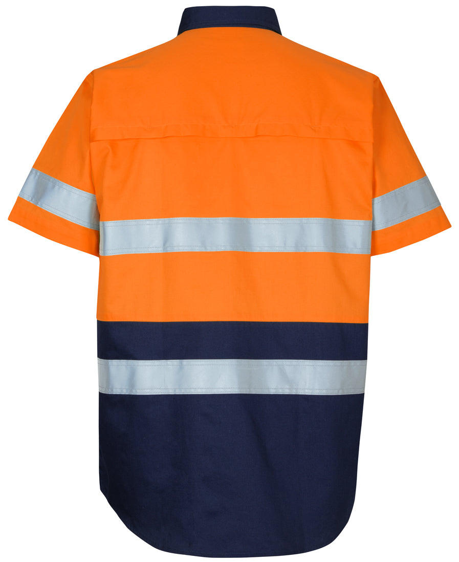 JB's Hi Vis (D+N) S/S 150g Work Shirt 6DNWS