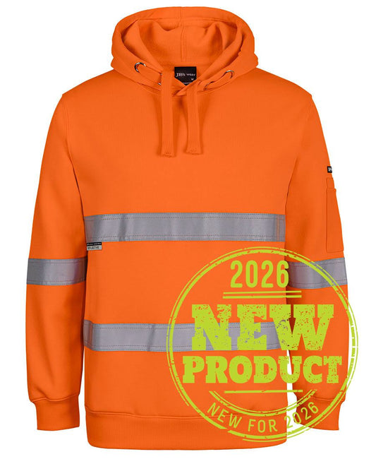 JB's Hi Vis (D+N) Pull Over Hoodie 6DPOH | Compliance and Comfort