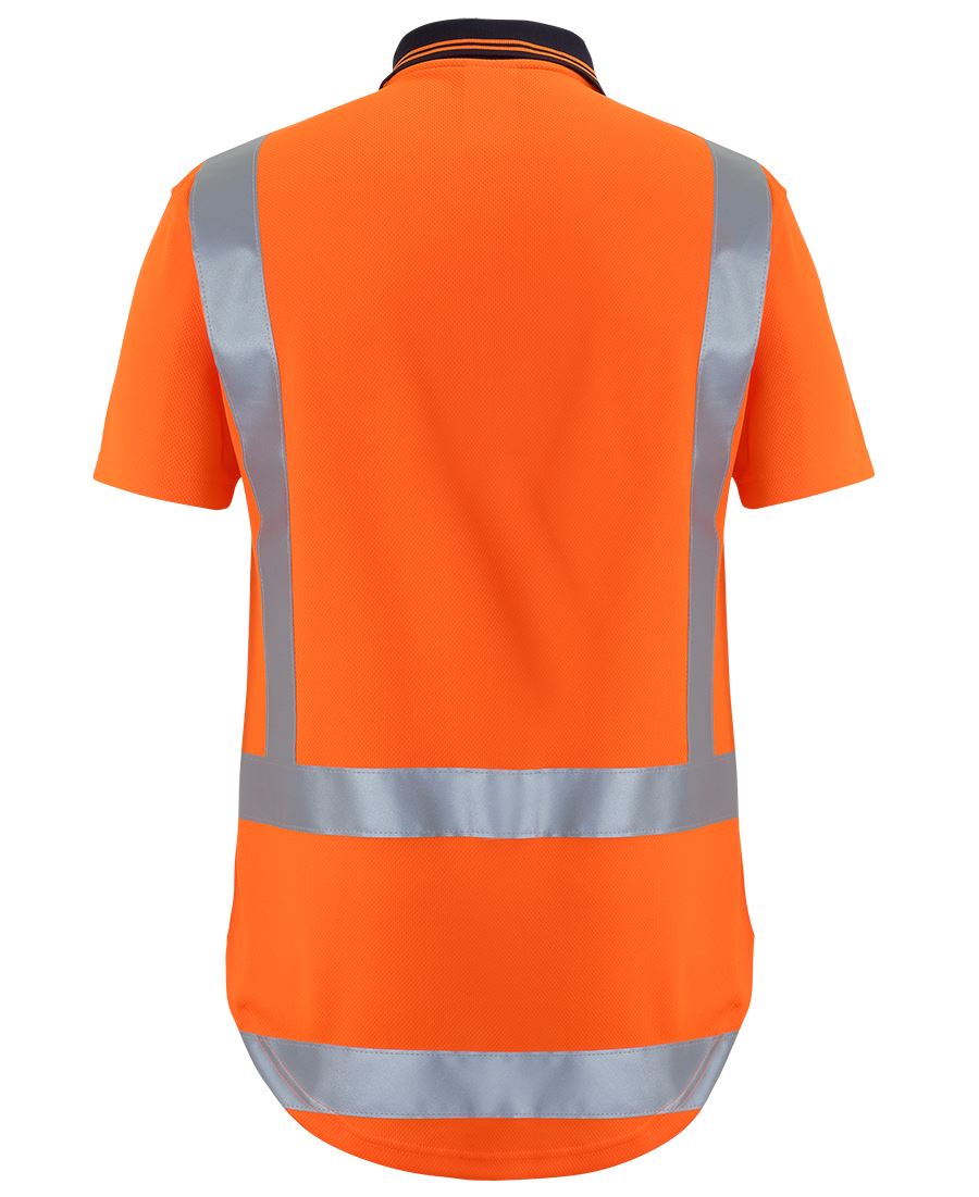 JB's Hi Vis (D+N) S/S Non Cuff TTMC-W17 Traditional Polo 6DTSP Traffic Management