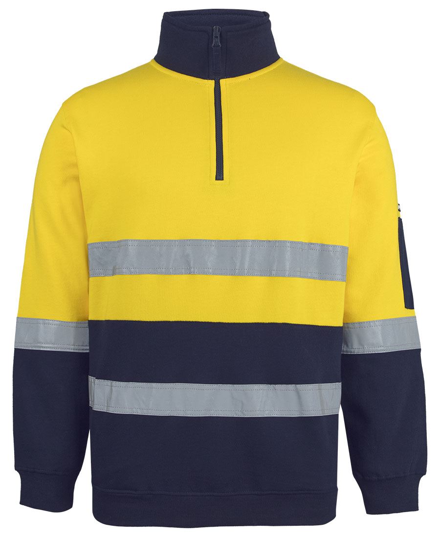 JB's Hi Vis (D+N) 310 Cotton 1/2 Zip Fleece 6DVFM
