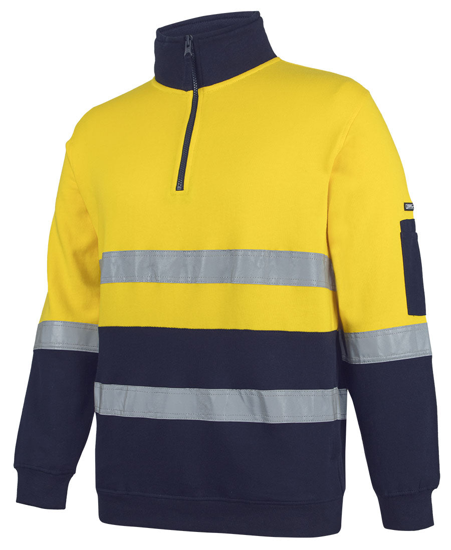 JB's Hi Vis (D+N) 310 Cotton 1/2 Zip Fleece 6DVFM