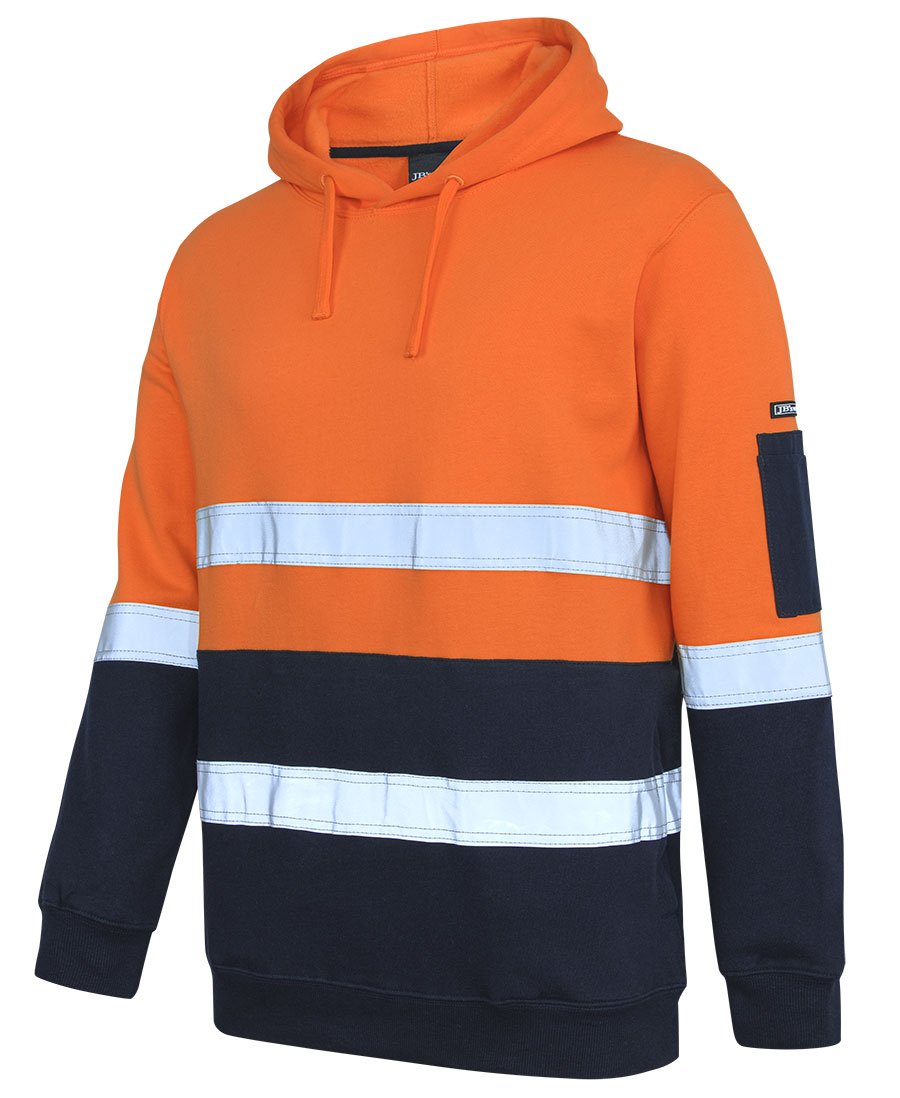 JB's Hi Vis (D+N) 310 Cotton Pull Over Hoodie 6DVPM