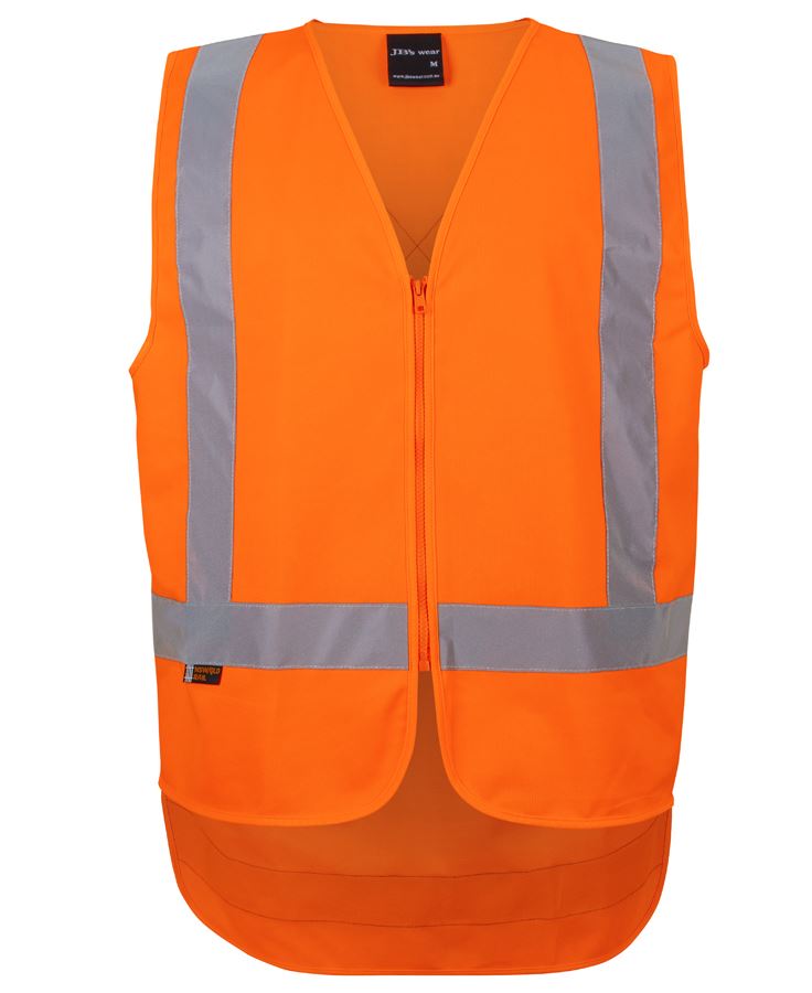 JB's NSW/QLD Rail (D+N) Zip X-Back Safety Vest 6DVQV
