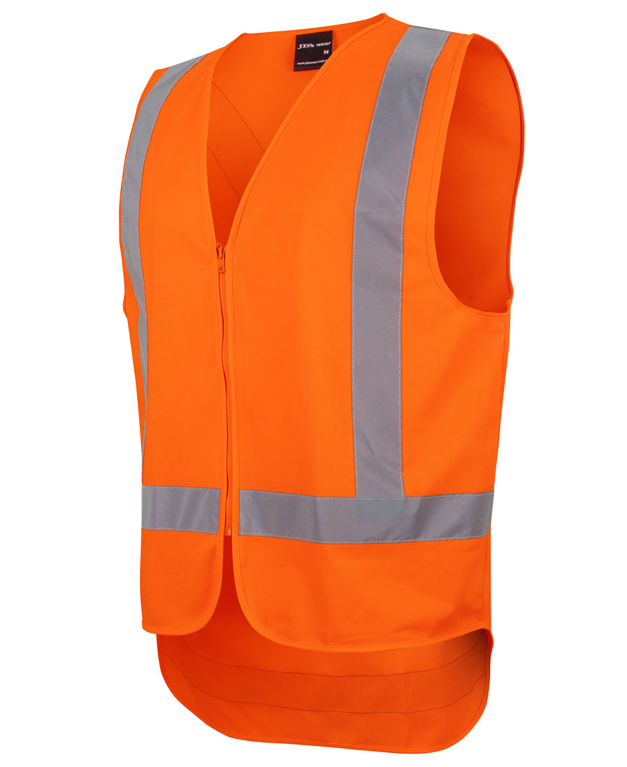 JB's NSW/QLD Rail (D+N) Zip X-Back Safety Vest 6DVQV