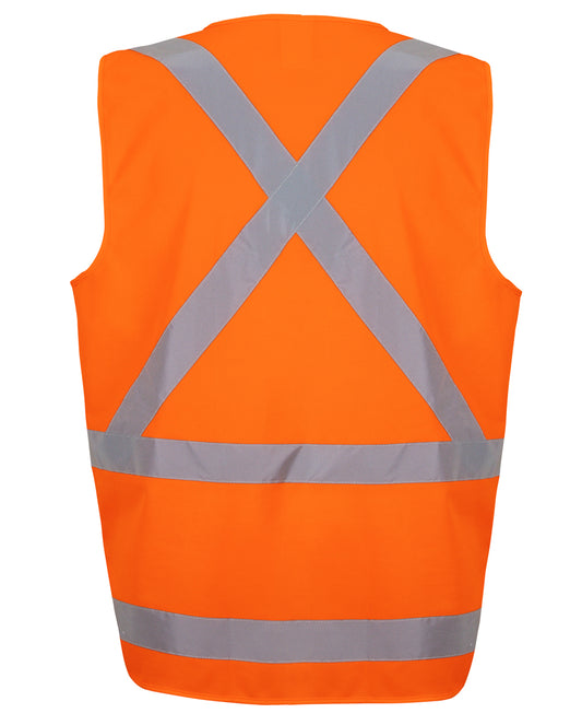 JB's NSW/QLD Rail (D+N) Zip X-Back Safety Vest 6DVQV