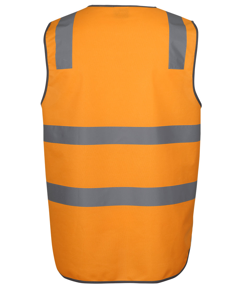 JB's Aust. Rail (D+N) Zip Safety Vest 6DVTV | Rail Safety Vest