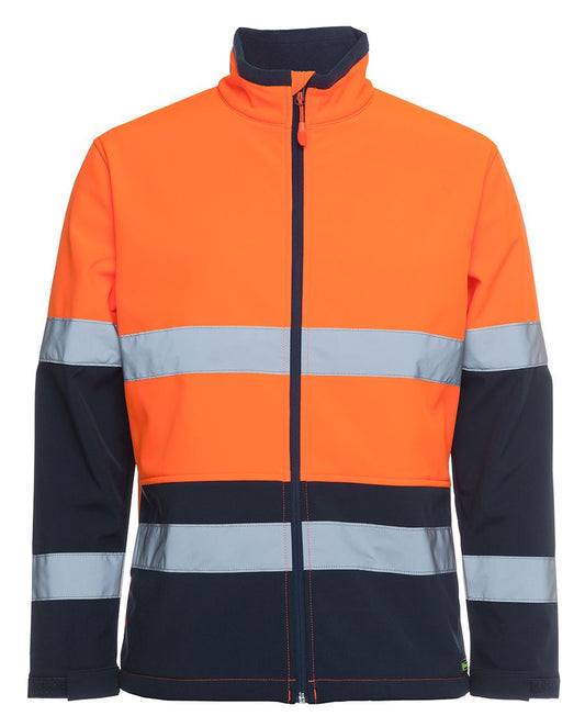 JB's Hi Vis (D+N) Three Layer Softshell Jacket 6DWJ | Waterproof rating 10,000mm and Breathability rating 800mm