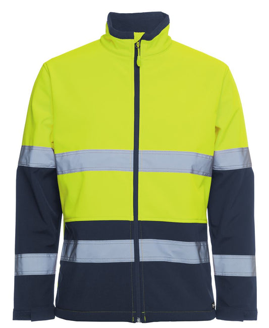 JB's Hi Vis (D+N) Three Layer Softshell Jacket 6DWJ | Waterproof rating 10,000mm and Breathability rating 800mm