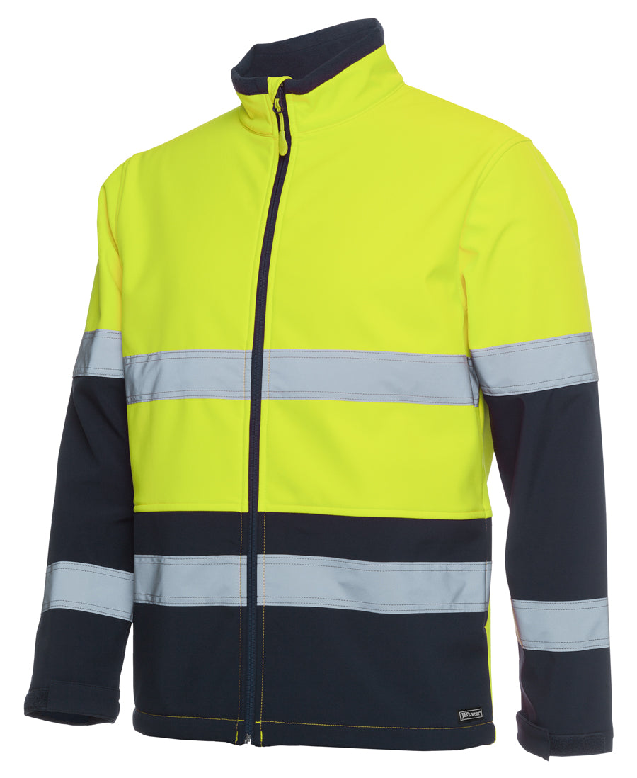 JB's Hi Vis (D+N) Three Layer Softshell Jacket 6DWJ | Waterproof rating 10,000mm and Breathability rating 800mm