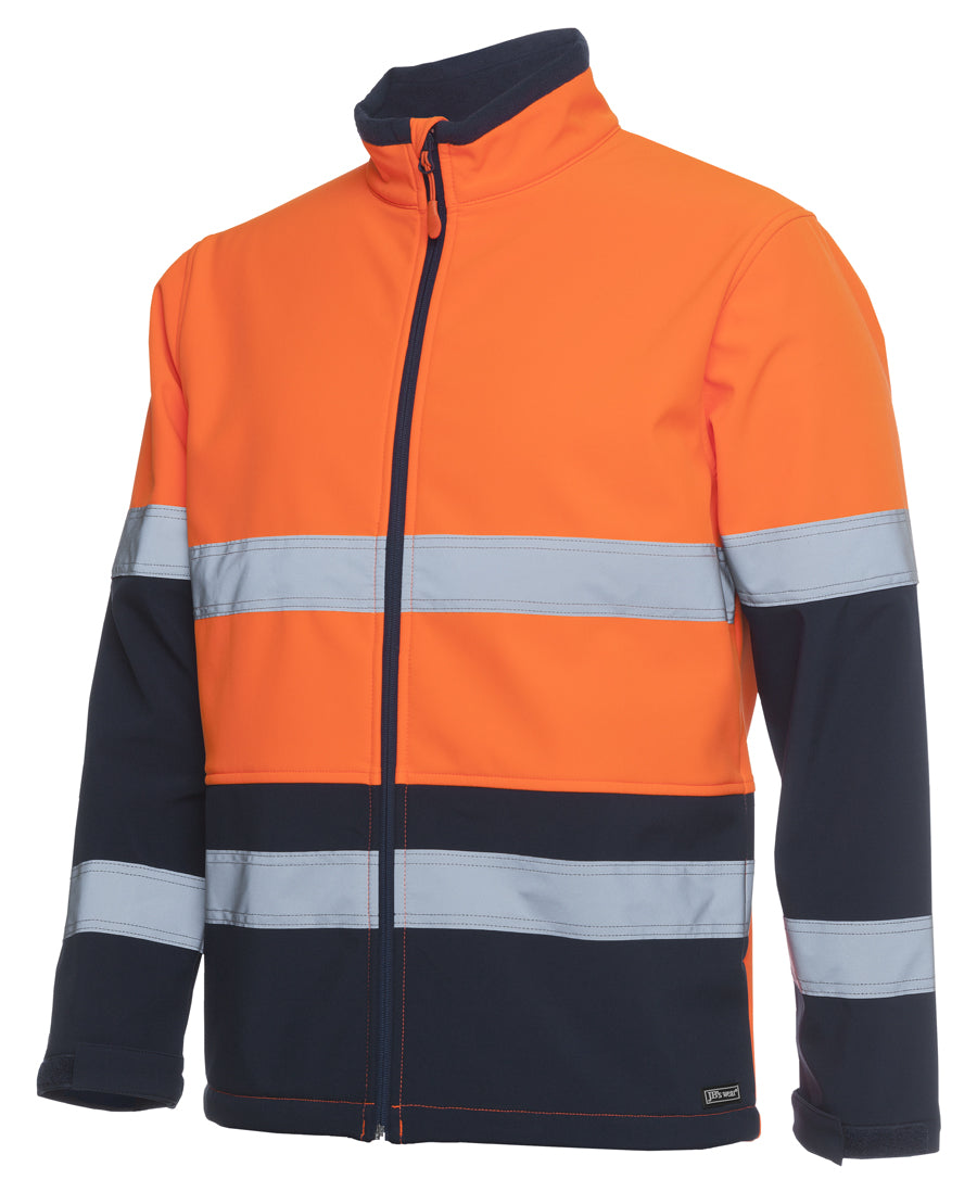 JB's Hi Vis (D+N) Three Layer Softshell Jacket 6DWJ | Waterproof rating 10,000mm and Breathability rating 800mm