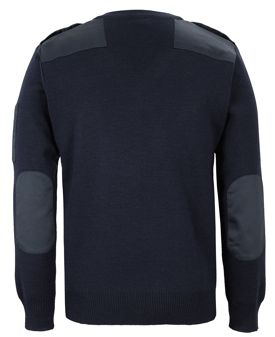 JB's Knitted Epaulette Jumper 6EJ | Hardworking style