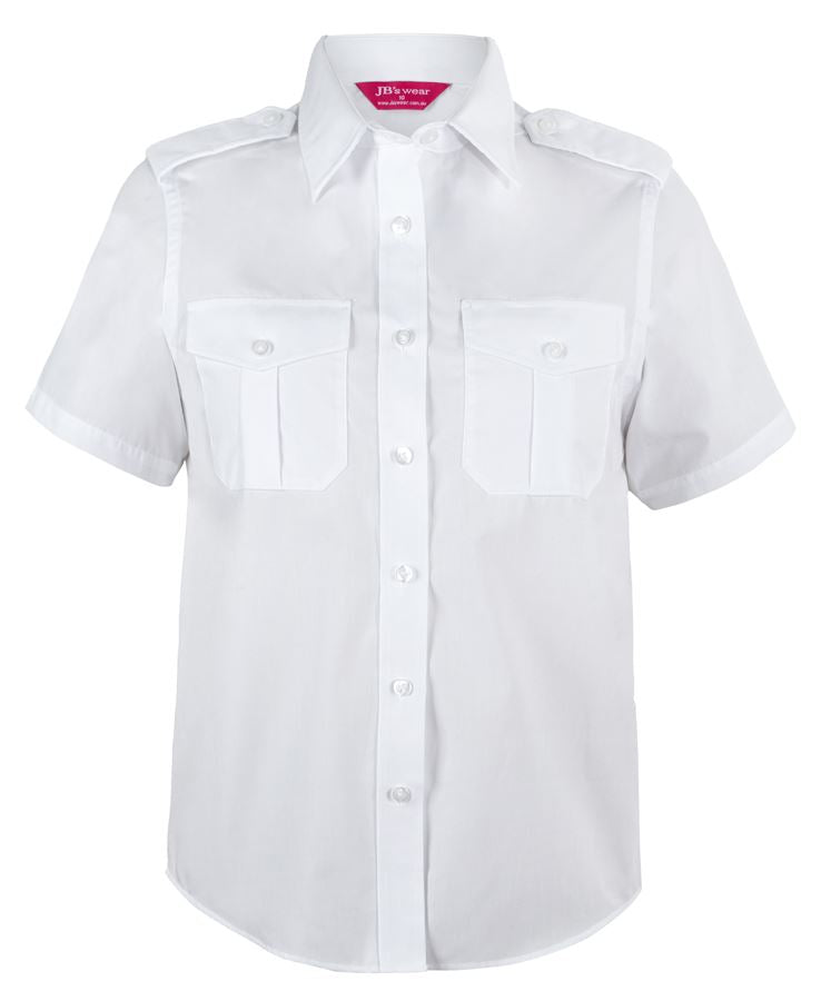 JB's Ladies S/S Epaulette Shirt 6ESS1 | Professional Wear