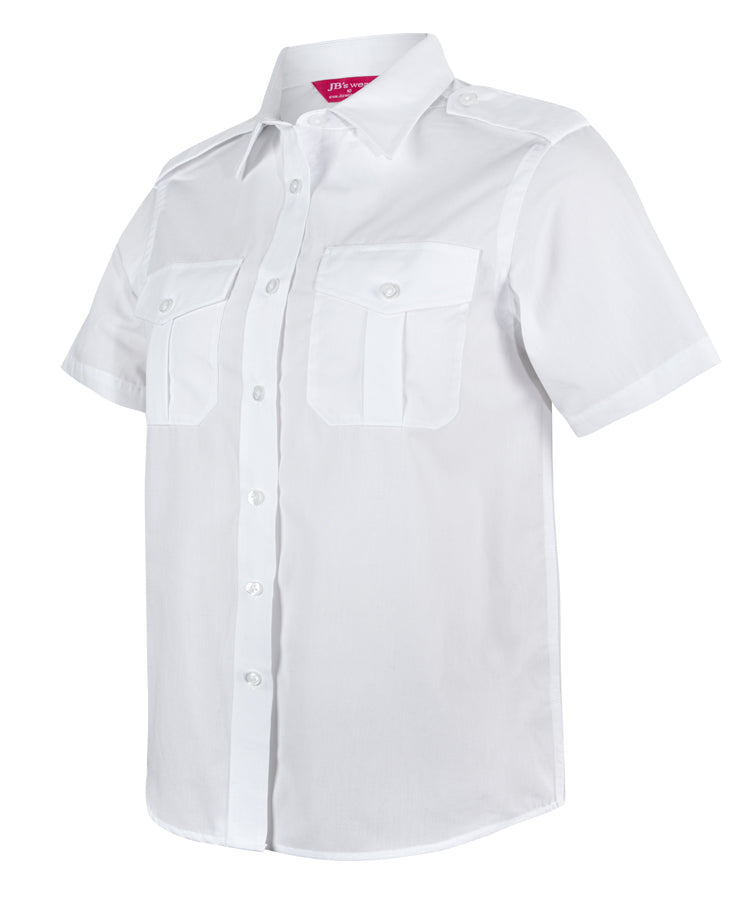 JB's Ladies S/S Epaulette Shirt 6ESS1 | Professional Wear