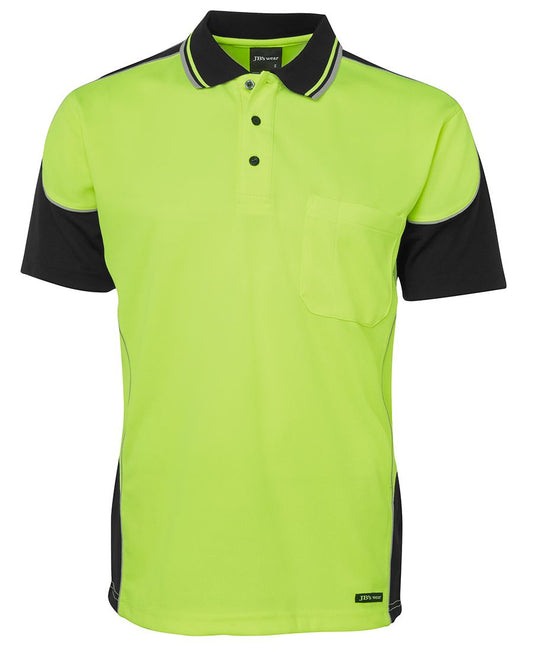 JB's Hi Vis Contrast Piping Polo 6HCP4 | Piping Style